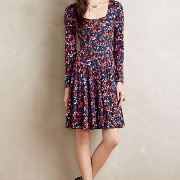HD In Paris by Anthropologie Floral Swing Dress - Picture 1 of 4
